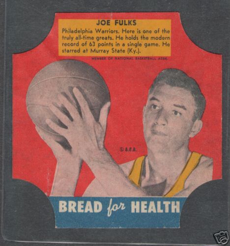 1950 Bread for Energy Label Joe Fulks 2